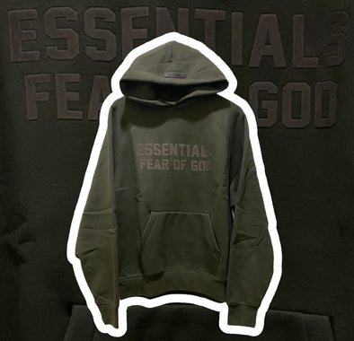 Fear of God Essentials Hoodie "Off Black"
