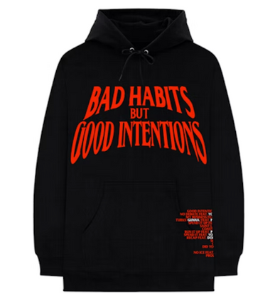 Vlone x Nav 'Bad Habits' Hoodie (Black)