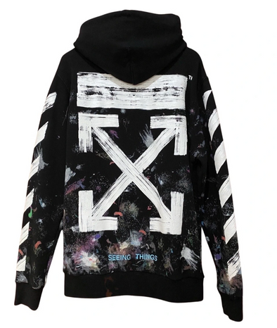 Off White Galaxy Brushed Zip Up Hoodie GotEmKicks