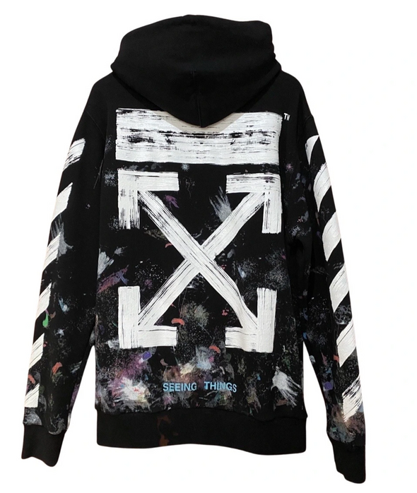 Off-White Galaxy Brushed Zip Up Hoodie