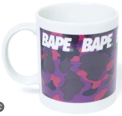 BAPE Camo Logo Mug (Purple)