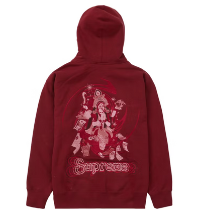 Supreme Lakshmi Zip Up Hooded Sweatshirt (Cardinal Red)