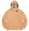 Supreme Scattered Applique Hooded Sweatshirt (Tan)