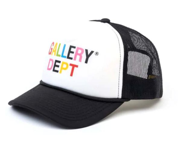 Gallery Black White Trucker Hat