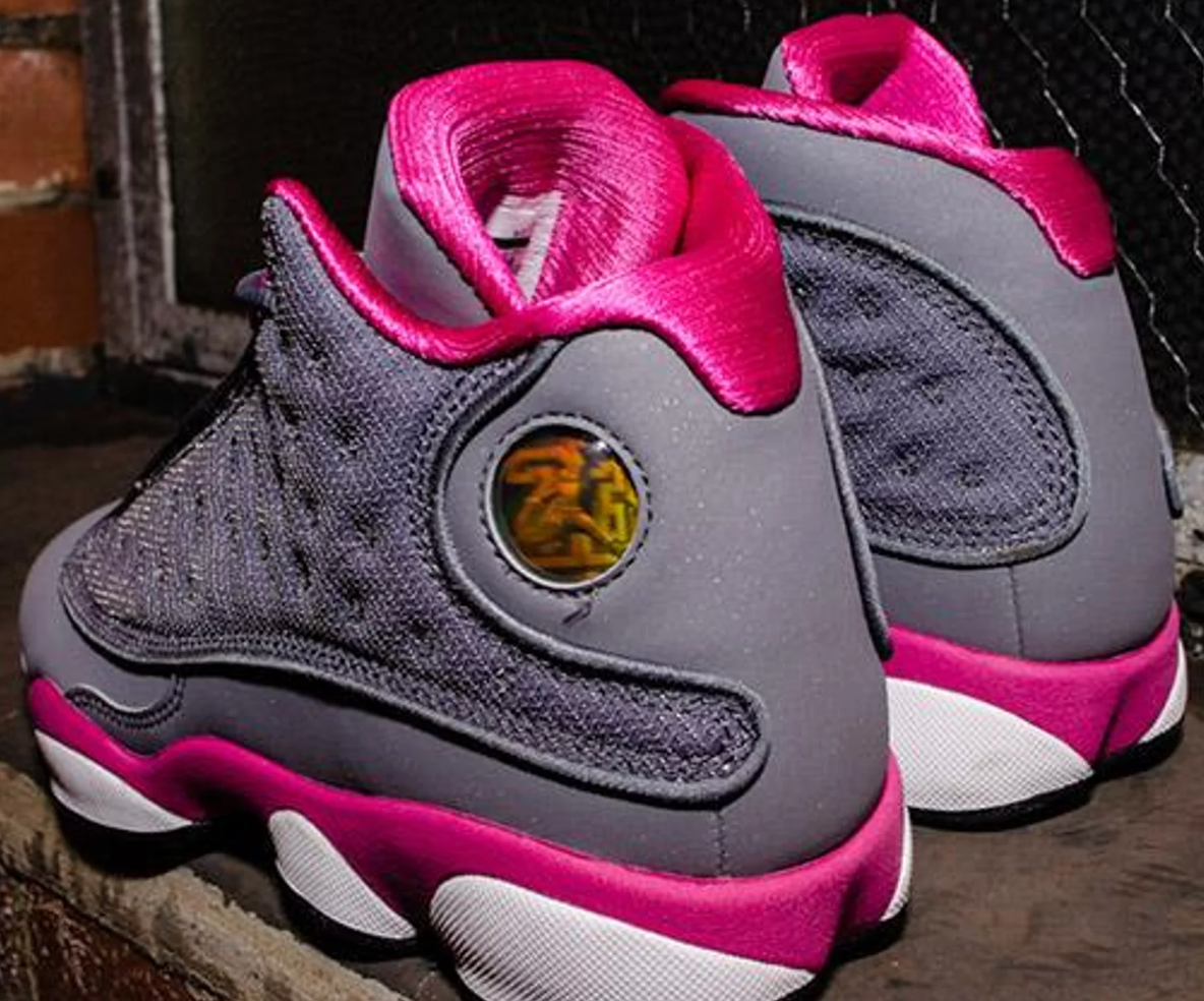 Jordan 13 gray and pink discount
