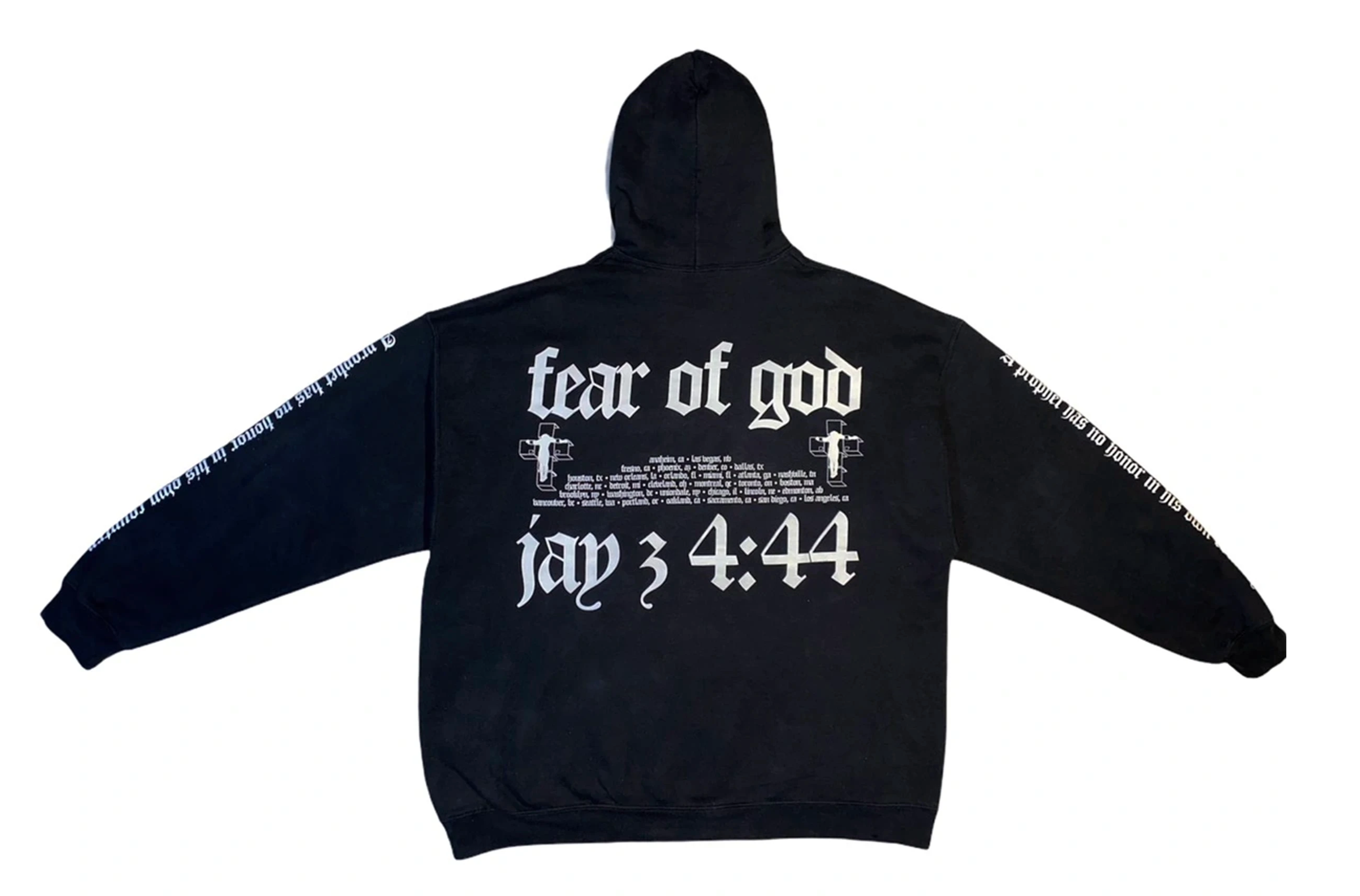 Jay z fear of god shop hoodie