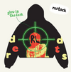 Red Letters "WE DON'T MISS" SCATTERED HOODIE