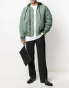 Men's Off-white Arrow Vintage Bomber Jacket Green
